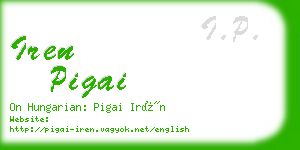 iren pigai business card